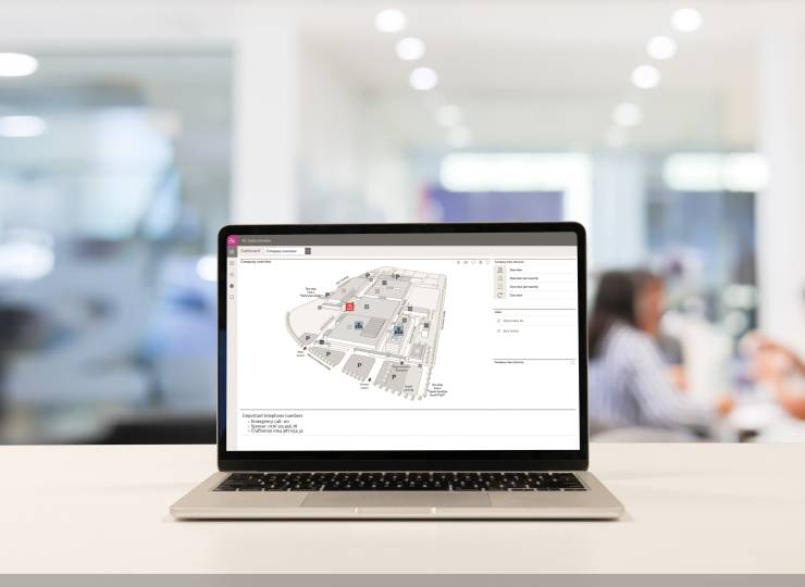 ZEUS® Access Control Security Monitor Building Floor Plan EN