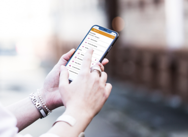 Smartphone App Handy Zeit Zeiterfassung