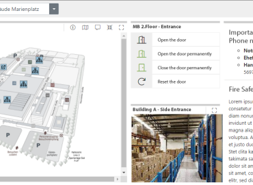 ZEUS® Sicherheitsmonitor Grundgriss Kamera EN