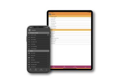  ZEUS® mobile Darkmode und Tablett Ansicht EN