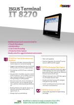 ISGUS IT 8270 Terminal data sheet