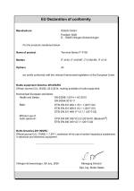 Declaration of confirmity IT 4100 IT 4100 BT IT 4100 SR IT 4110